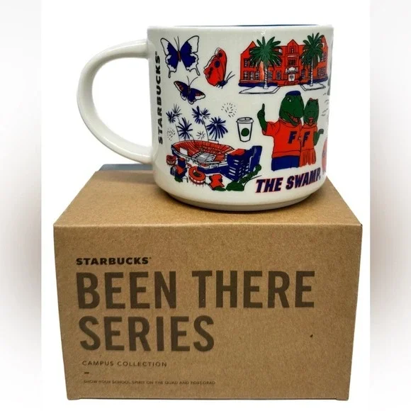 Starbucks UF University of Florida Gators Been There Series 14oz Ceramic Mug - Picture 3 of 7